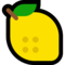 Lemon emoji on Microsoft